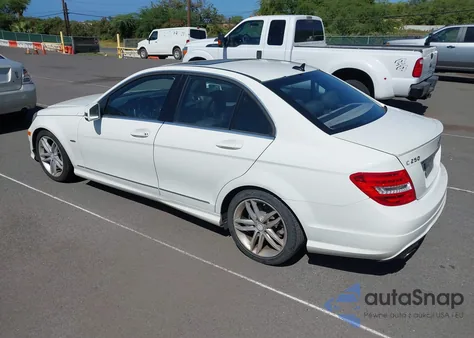 2012 Mercedes-Benz C 250 Sport from USA, damaged, VIN WDDGF4HB2CR207893